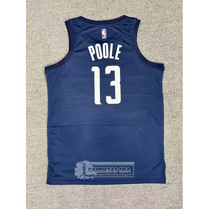 Camiseta Washington Wizards Jordan Poole NO 13 Statement 2024-25 Azul